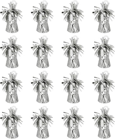 Boland - Peso para globos con lámina metálica, 16 piezas, 160-180 g, pesos para globos, para globos y globos de helio